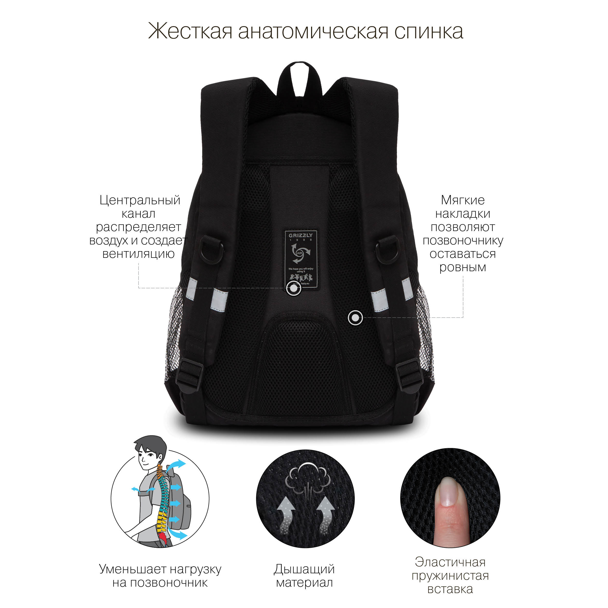 RB-259-2 Рюкзак школьный