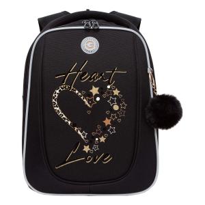 RAf-592-3 Рюкзак школьный с обвесом (/1 чёрный)