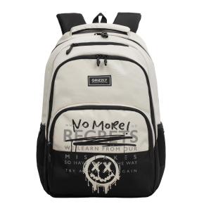 RU-630-3 Рюкзак (/4 черный - кремовый)