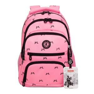 RG-662-1 Рюкзак школьный с картхолдером на держателе (/1 бантики)