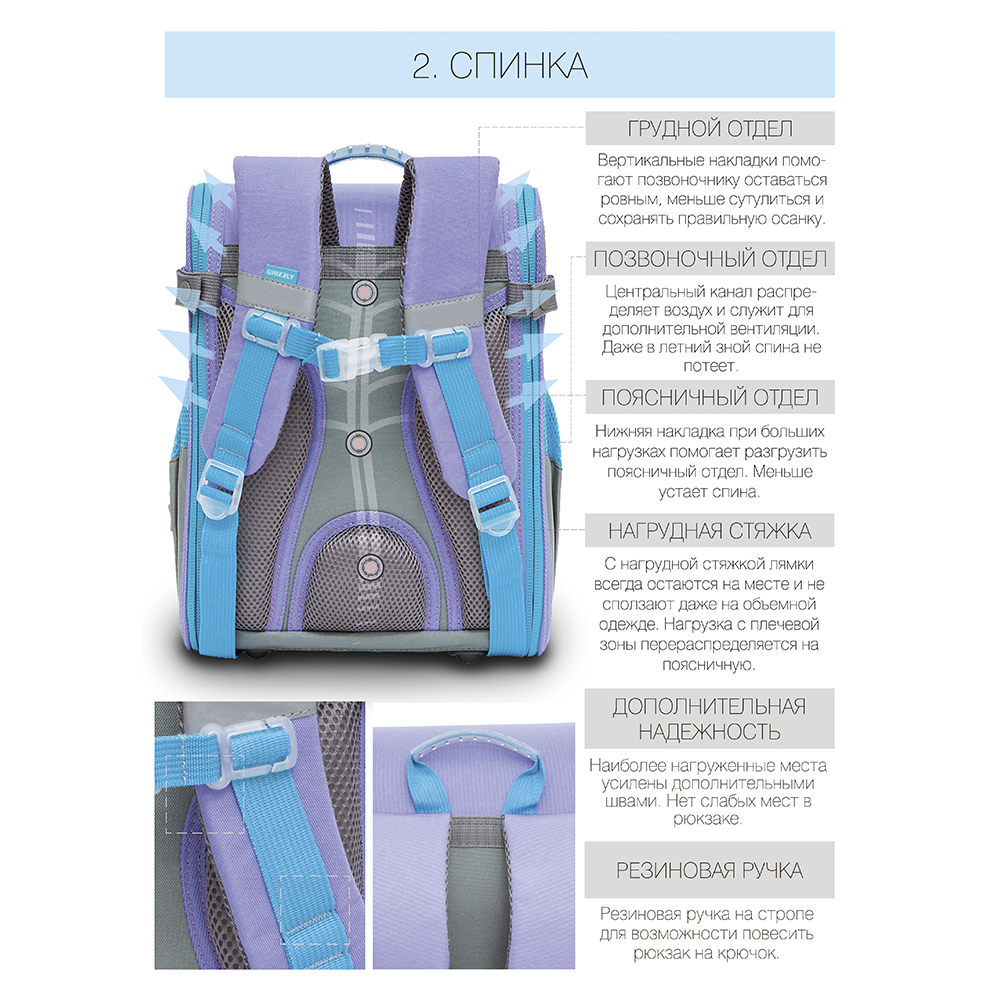 RAl-194-3 Рюкзак школьный
