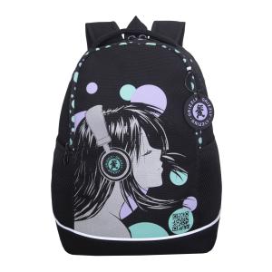 RG-663-5 Рюкзак школьный с обвесом (/1 черный)