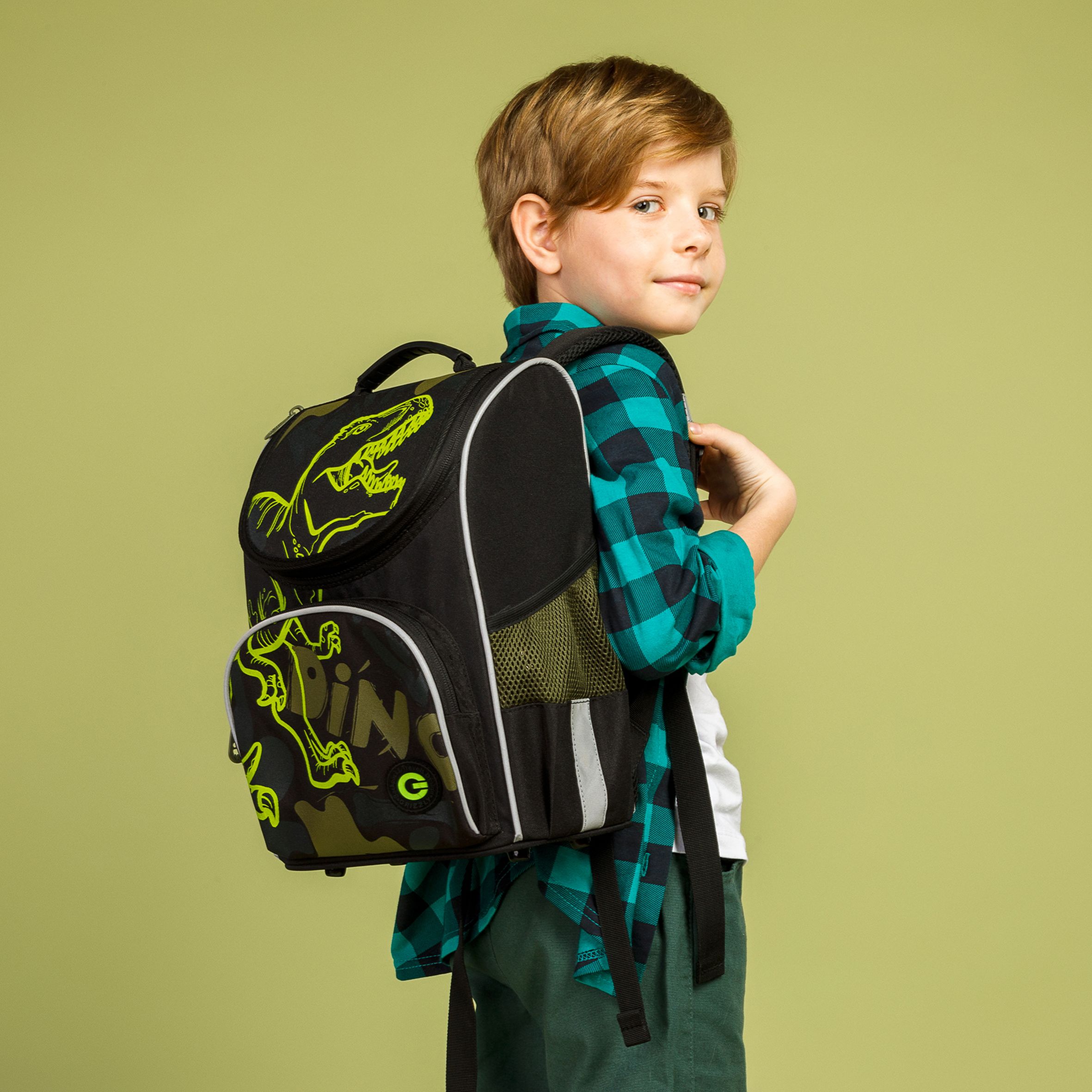 RAm-385-8 Рюкзак школьный с мешком