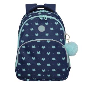 RG-360-5 Рюкзак школьный (/1 синий - мятный)