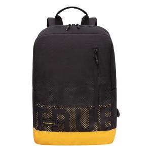 RQL-313-3 Рюкзак (/3 черный - желтый)