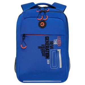 RB-456-2 Рюкзак школьный (/4 синий - оранжевый)