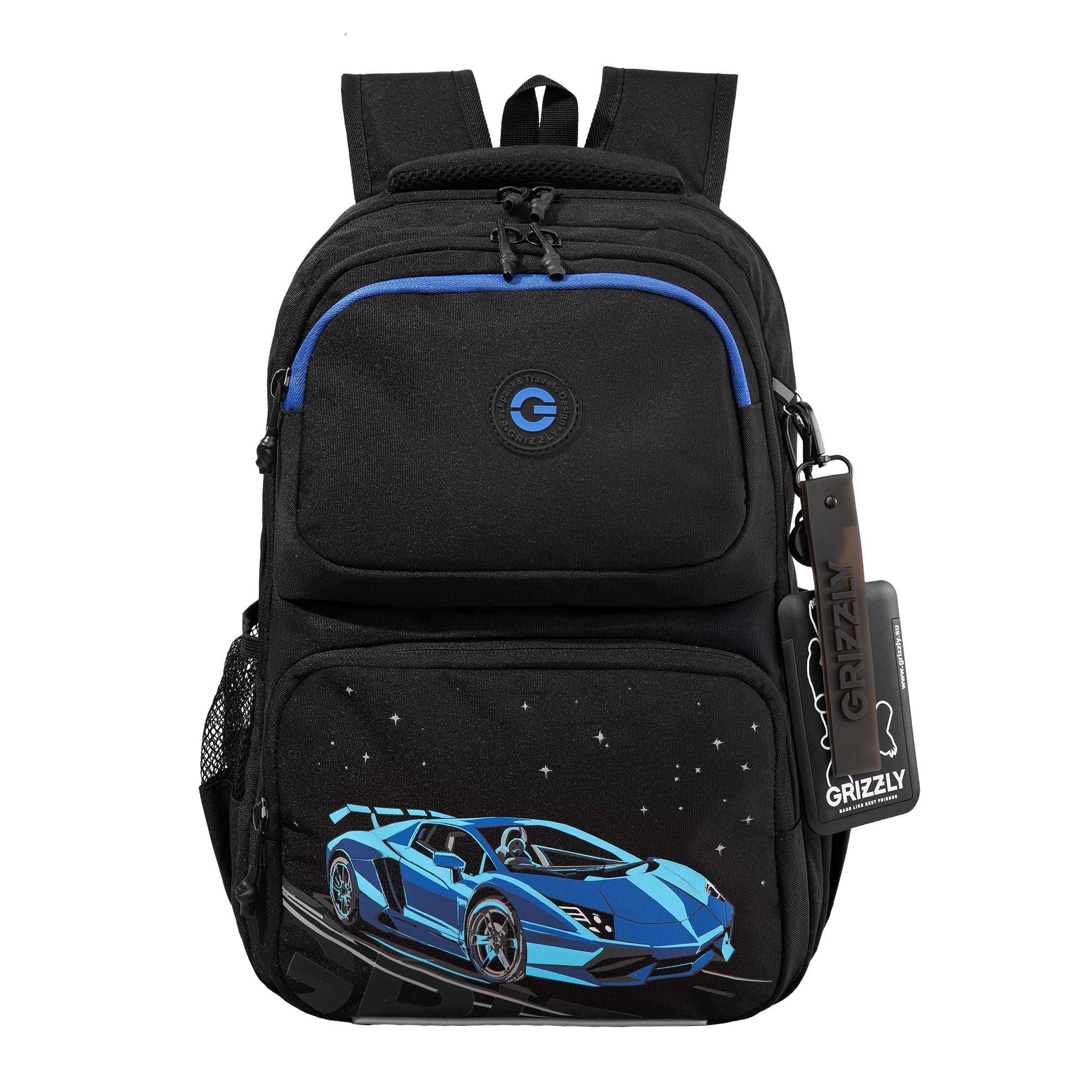 RB-653-2 Рюкзак школьный с обвесом и картхолдером на держателе