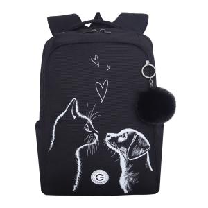 RG-666-5 Рюкзак школьный с обвесом (/2 черный - белый)