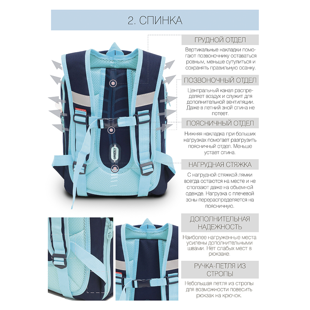 RAf-192-8 Рюкзак школьный