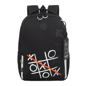 RB-651-8 Рюкзак школьный с картхолдером на держателе (/1 черный)