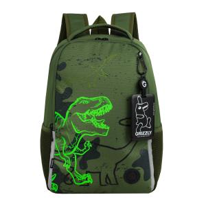 RB-651-4 Рюкзак школьный с картхолдером на держателе (/3 хаки)