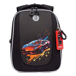 RAf-593-3 Рюкзак школьный с картхолдером на держателе (/1 черный)