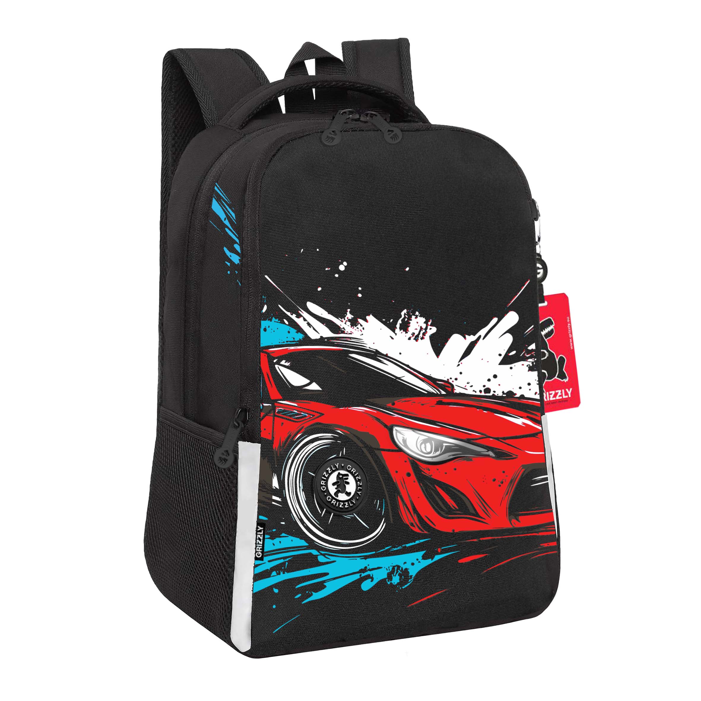 Школьный рюкзак с фирменным картхолдером GRIZZLY