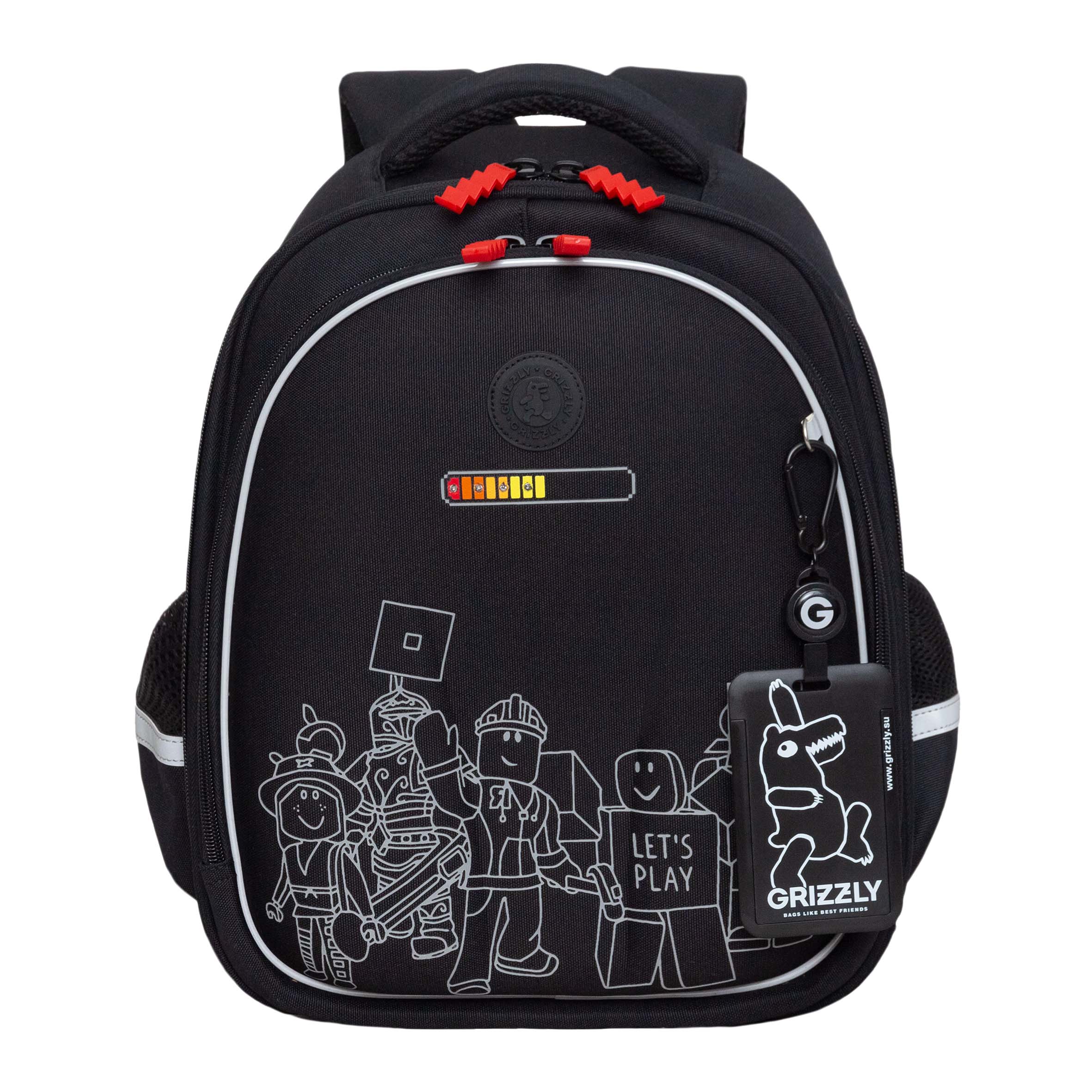 RAz-687-9 Рюкзак школьный с картхолдером на держателе