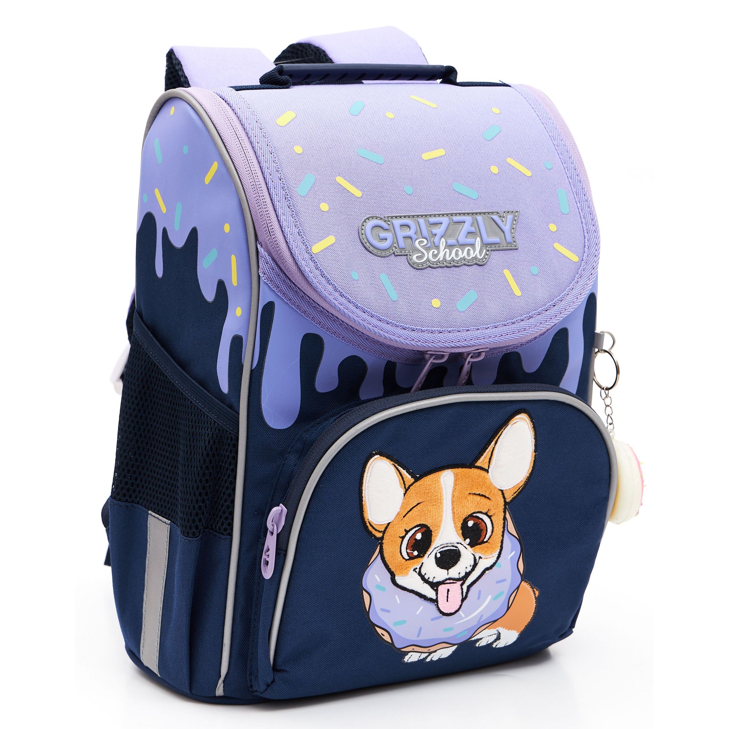 RAm-384-3 Рюкзак школьный с обвесом и мешком для обуви