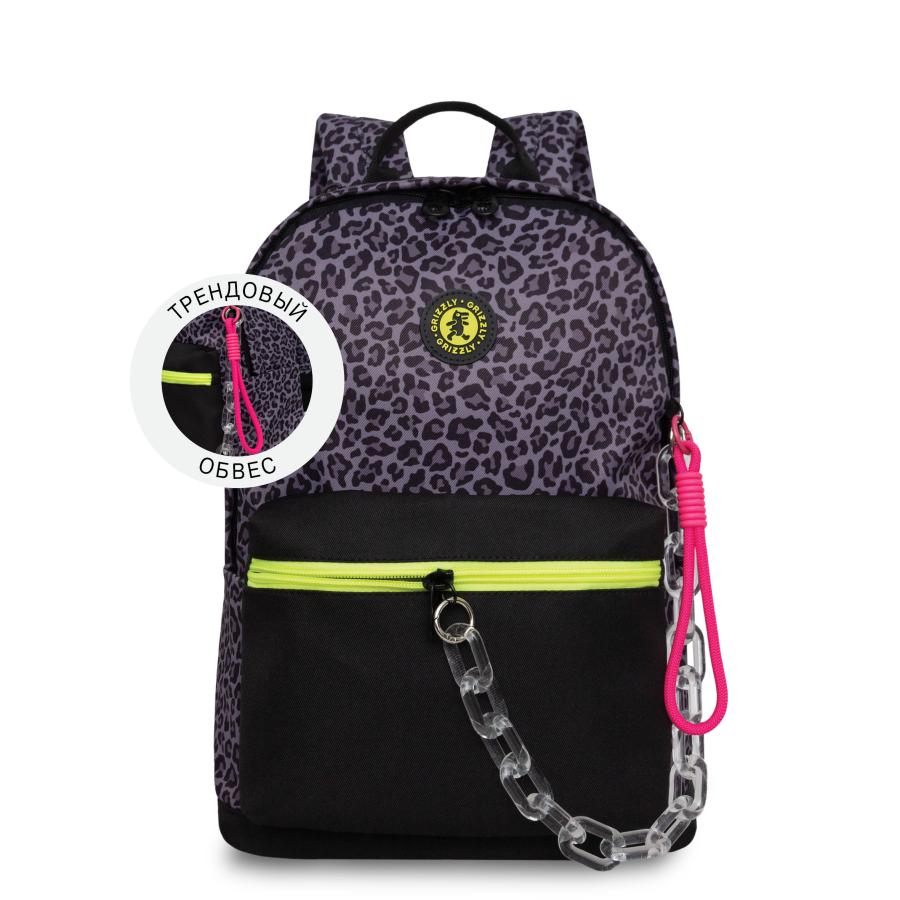 Женский городской рюкзак с обвесом