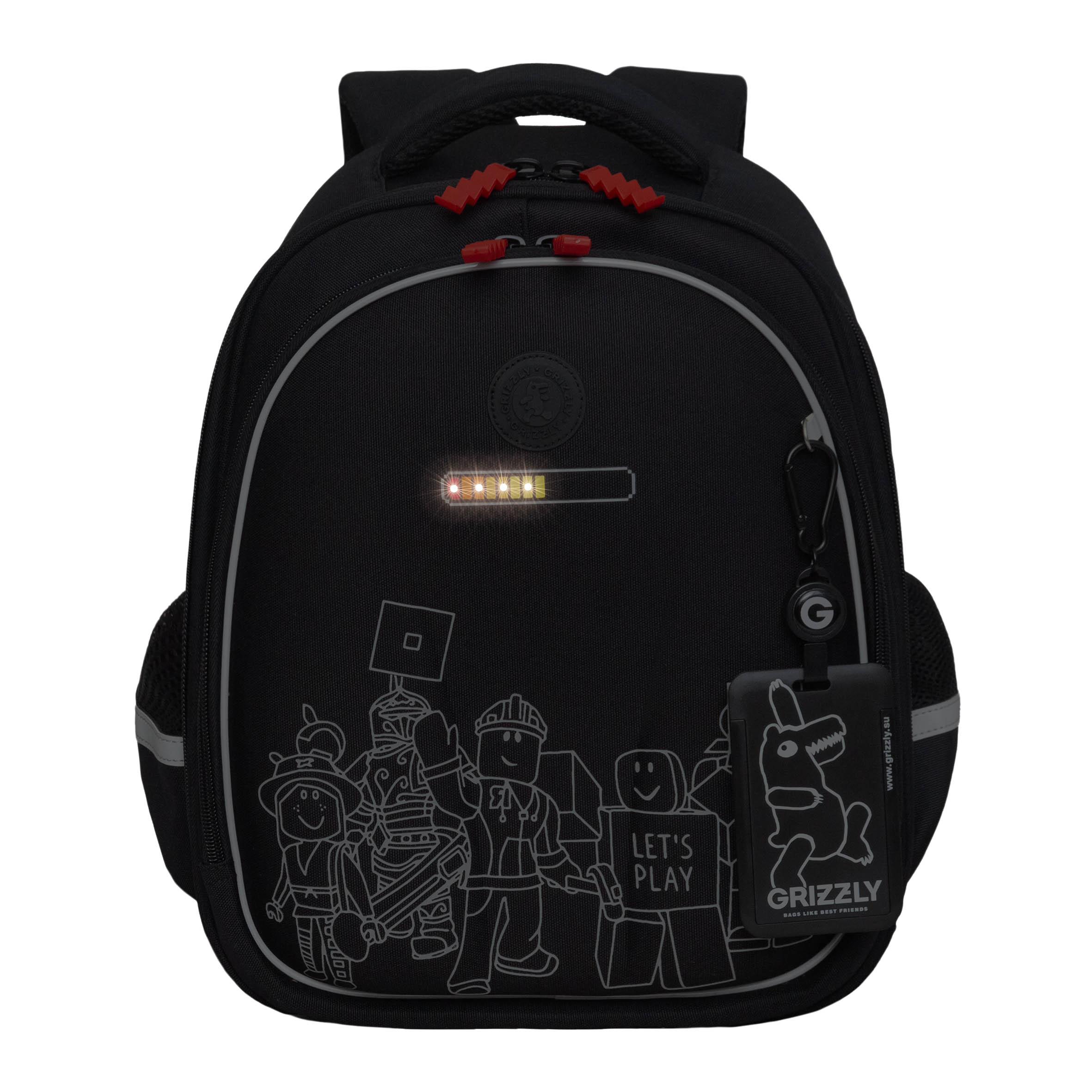 RAz-687-9 Рюкзак школьный с картхолдером на держателе