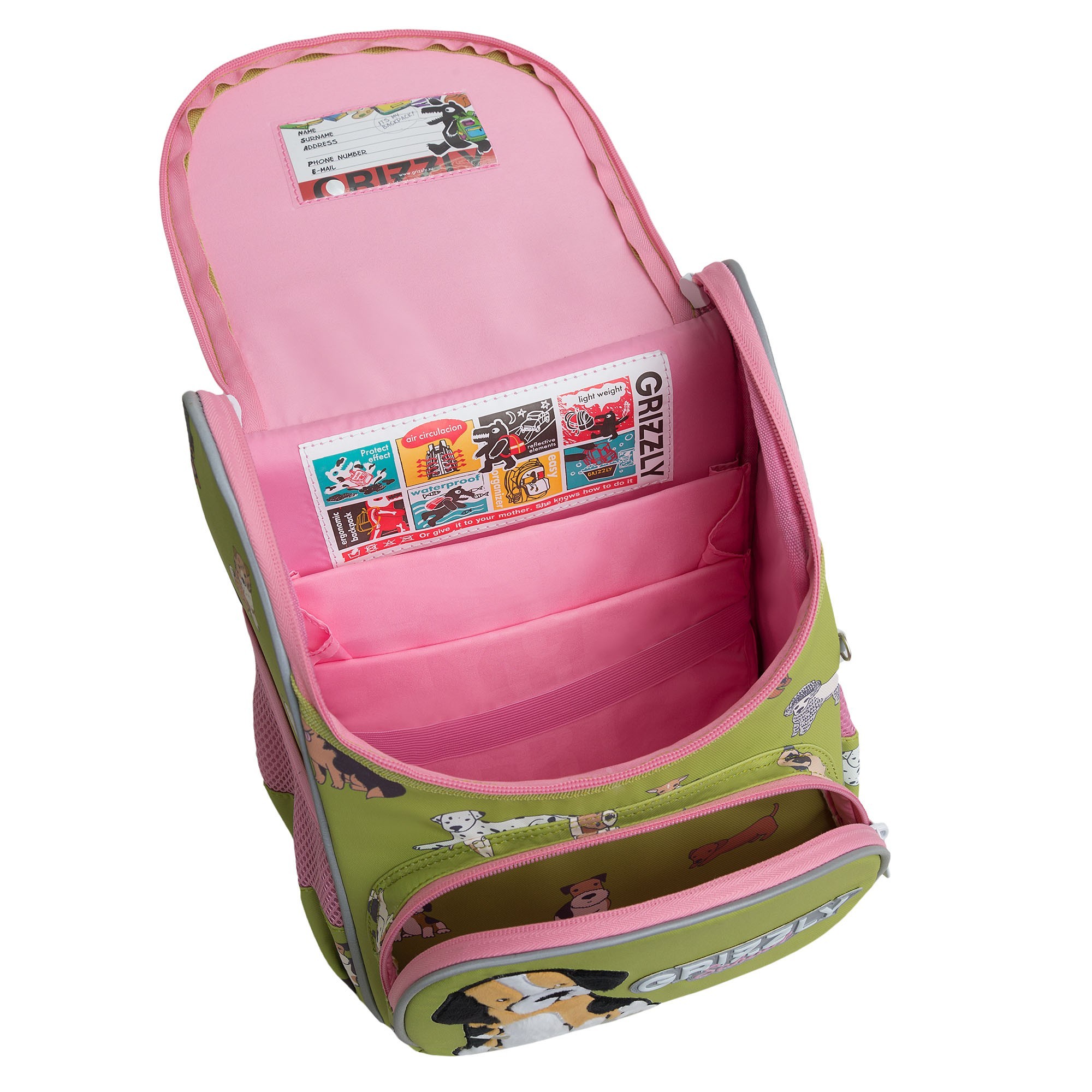 RAm-384-8 Рюкзак школьный с мешком