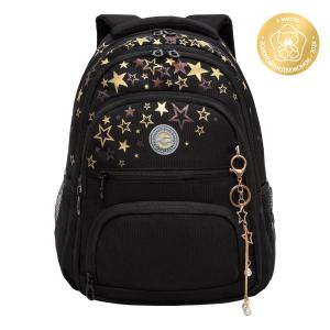 RG-462-2 Рюкзак школьный с обвесом (/1 черный)