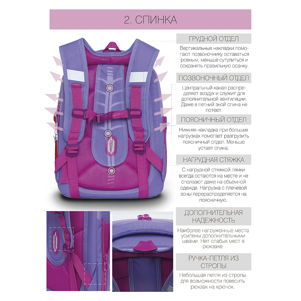 RAf-192-1 Рюкзак школьный