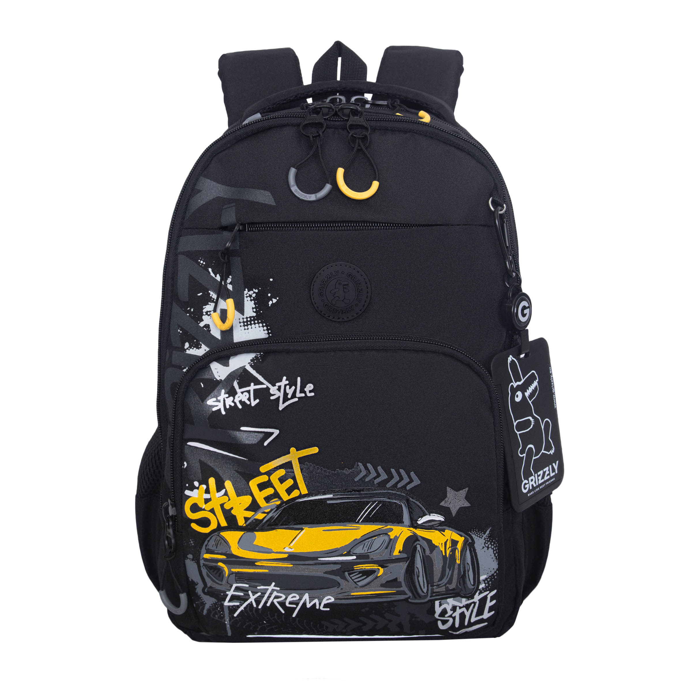 RB-659-1 Рюкзак школьный с картхолдером на держателе