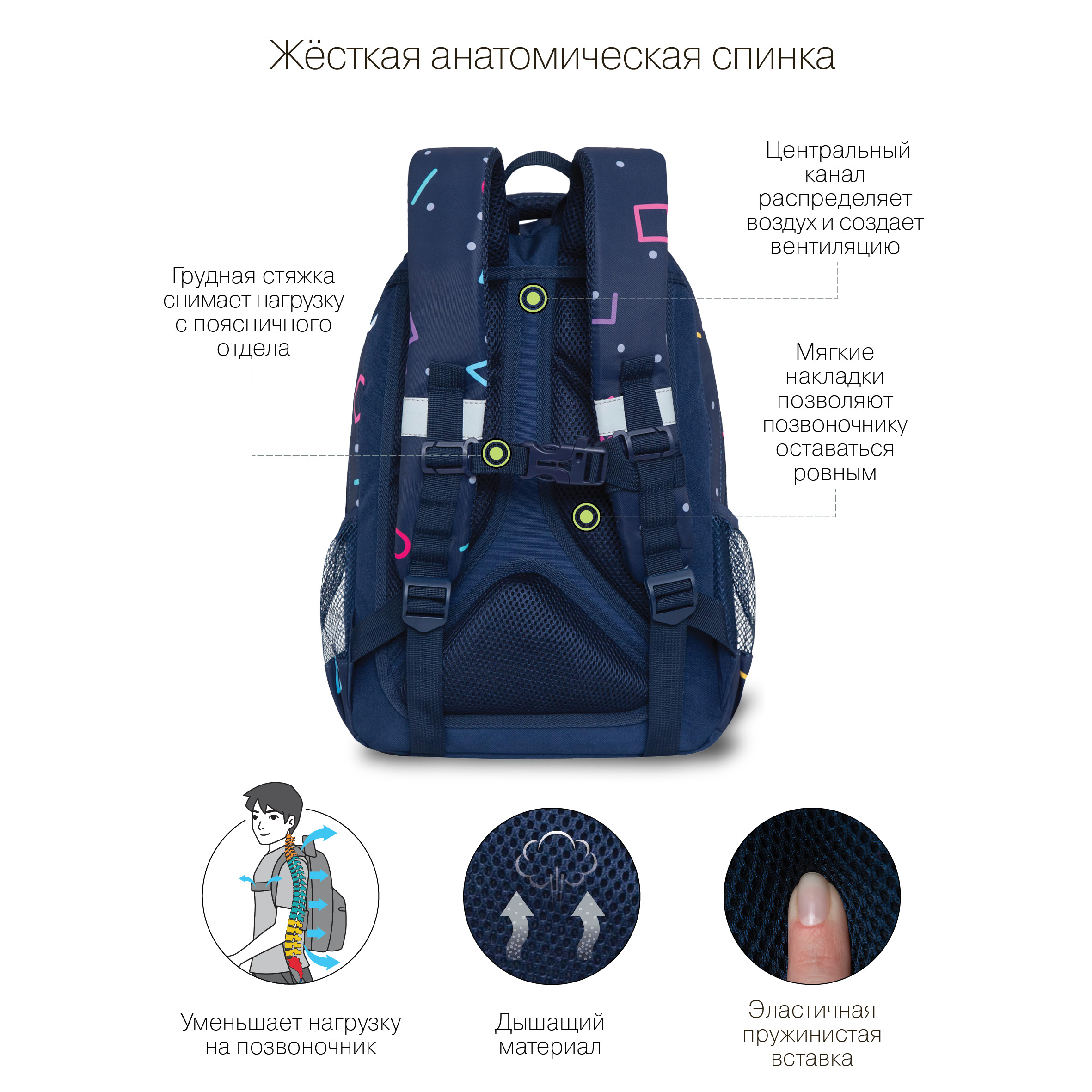 RG-260-9 Рюкзак школьный