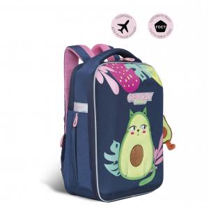 Rap-290-5 рюкзак школьный (/1 синий)