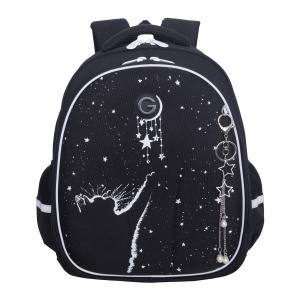 RAz-686-1 Рюкзак школьный с обвесом (/1 черный - фосфорный)