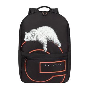 RQL-614-1 Рюкзак (/1 черный - рыжий)