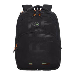 RU-533-1 Рюкзак (/2 черный - оранжевый)