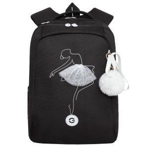 RG-366-1 Рюкзак школьный (/2 черный - белый)