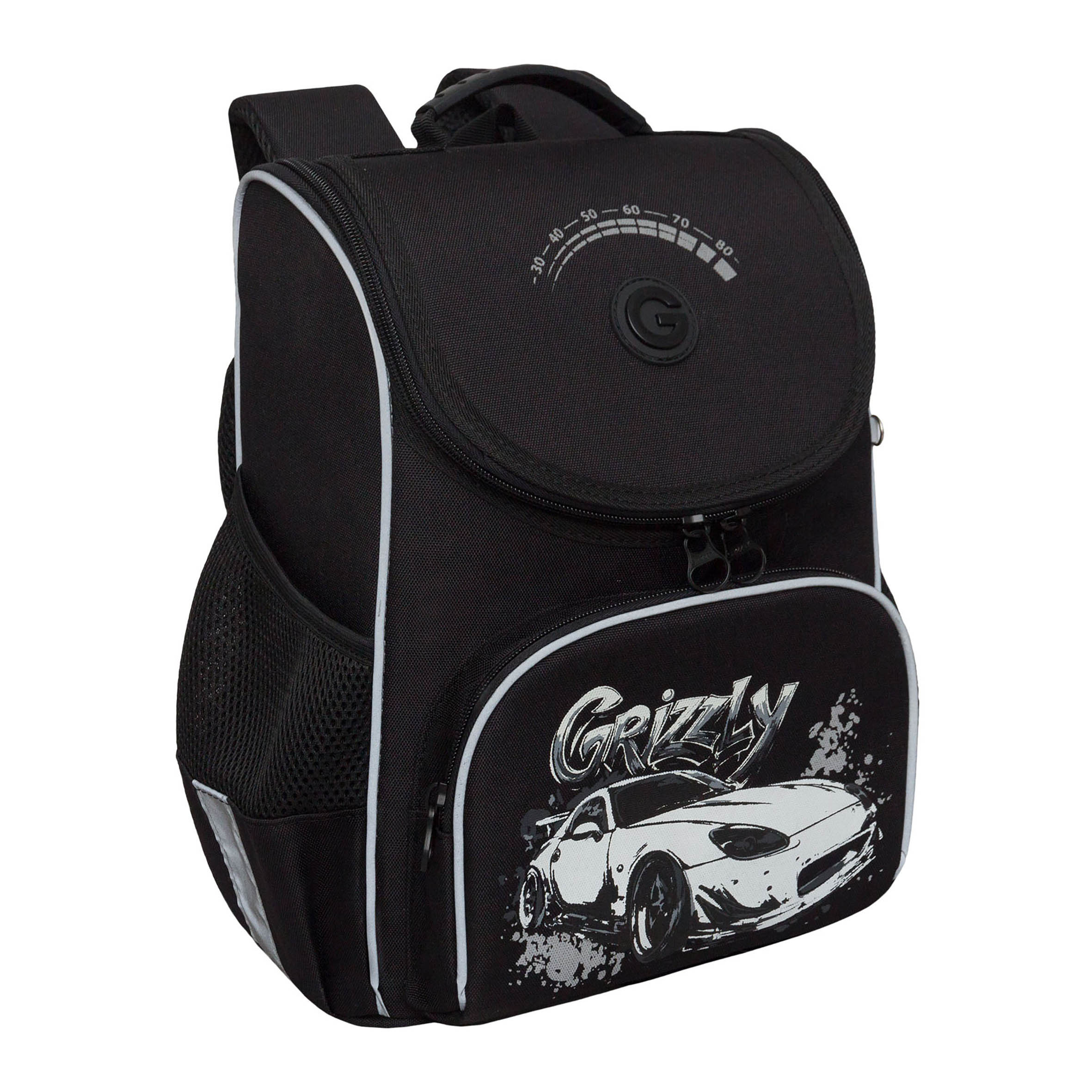 RAm-685-6 Рюкзак школьный с картхолдером на держателе и мешком для обуви