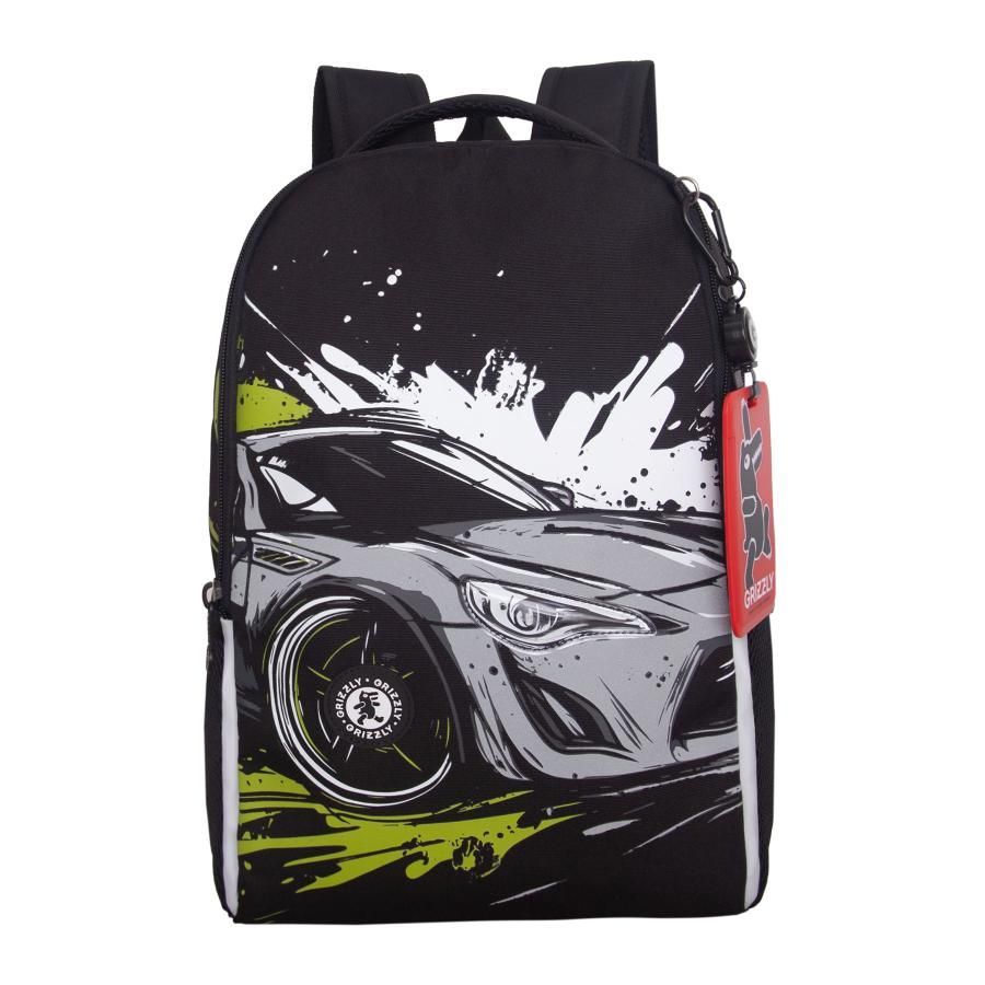 Школьный рюкзак с фирменным картхолдером GRIZZLY