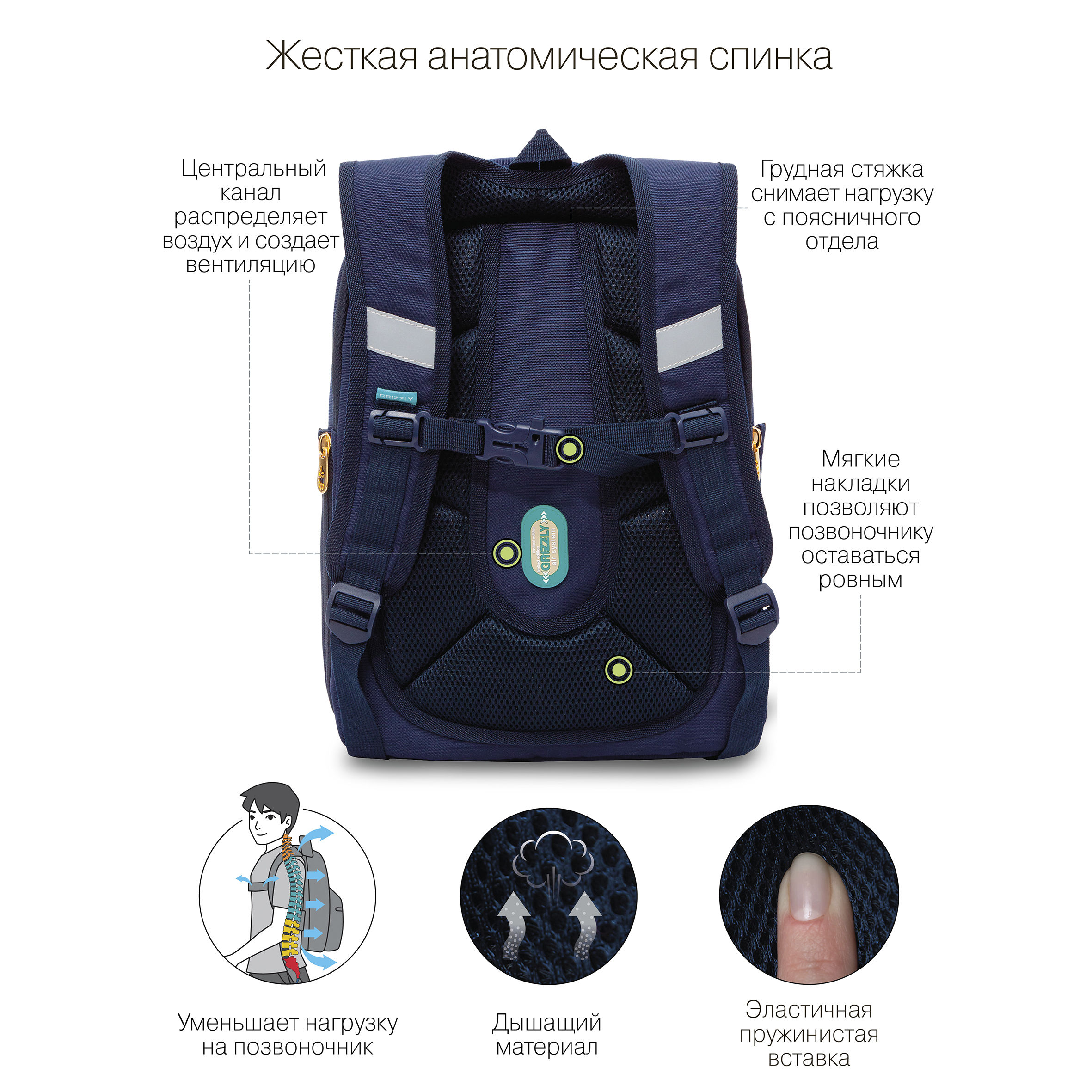 RAf-292-7 Рюкзак школьный