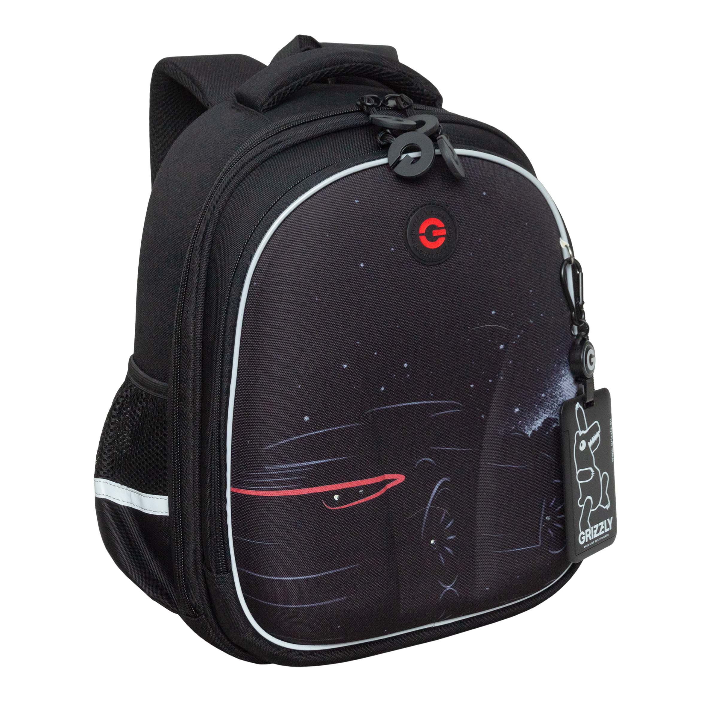 Ранец школьный с диодами и фирменным кархолдером