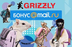 «Бонус Mail.Ru» от Grizzlyshop!