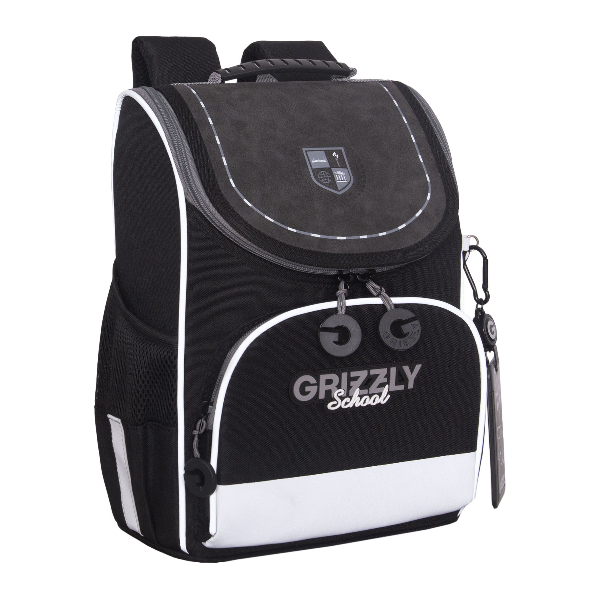 RAm-585-9 Рюкзак школьный с картхолдером на держателе и мешком для обуви