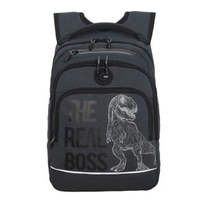 RB-450-3f Рюкзак школьный (/4 серый)