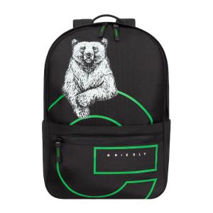 RQL-614-1 Рюкзак (/2 черный - салатовый)