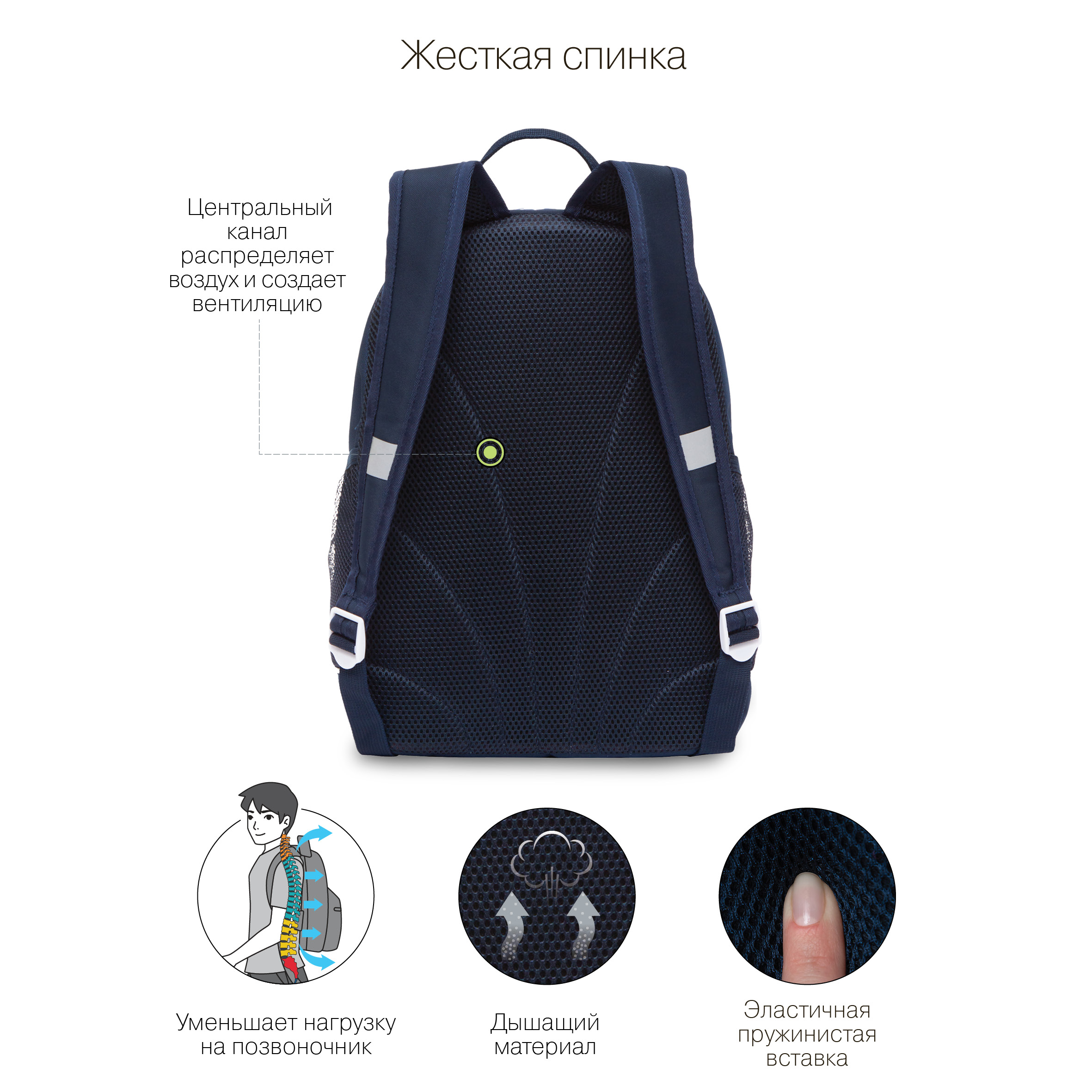 RG-263-3 Рюкзак школьный