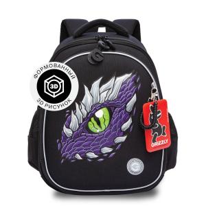 RAz-587-3 Рюкзак школьный (/1 черный - фиолетовый)