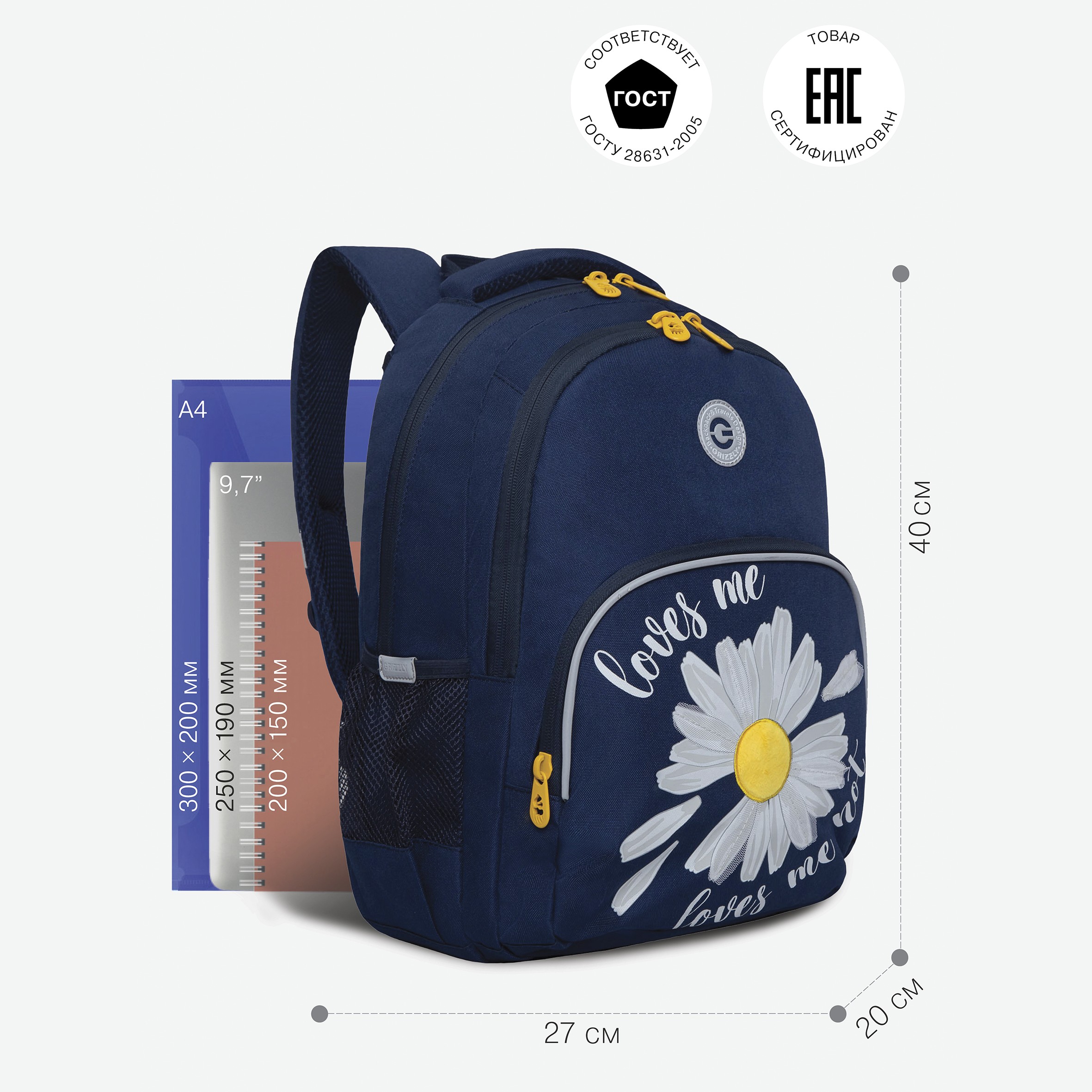 RG-260-2 Рюкзак школьный