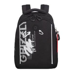 RB-452-3f Рюкзак школьный (/4 черный - белый)