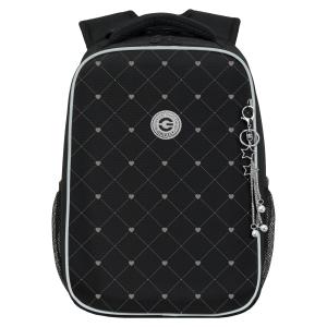 RAw-594-1 Рюкзак школьный (/1 чёрный)