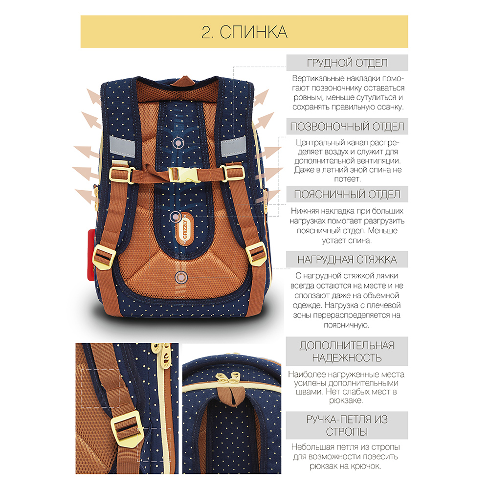 RAf-192-6 Рюкзак школьный