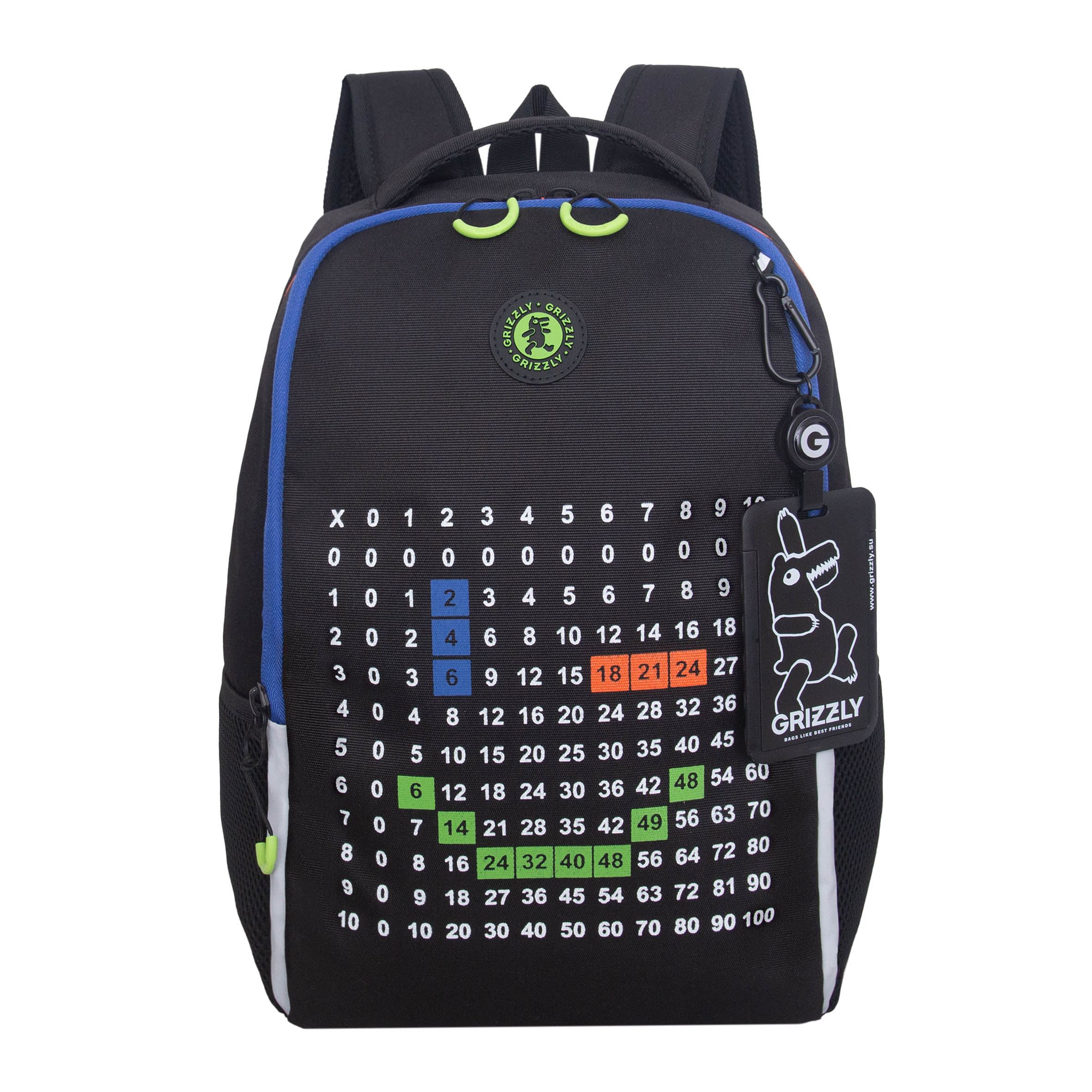 RB-651-10 Рюкзак школьный с картхолдером на держателе