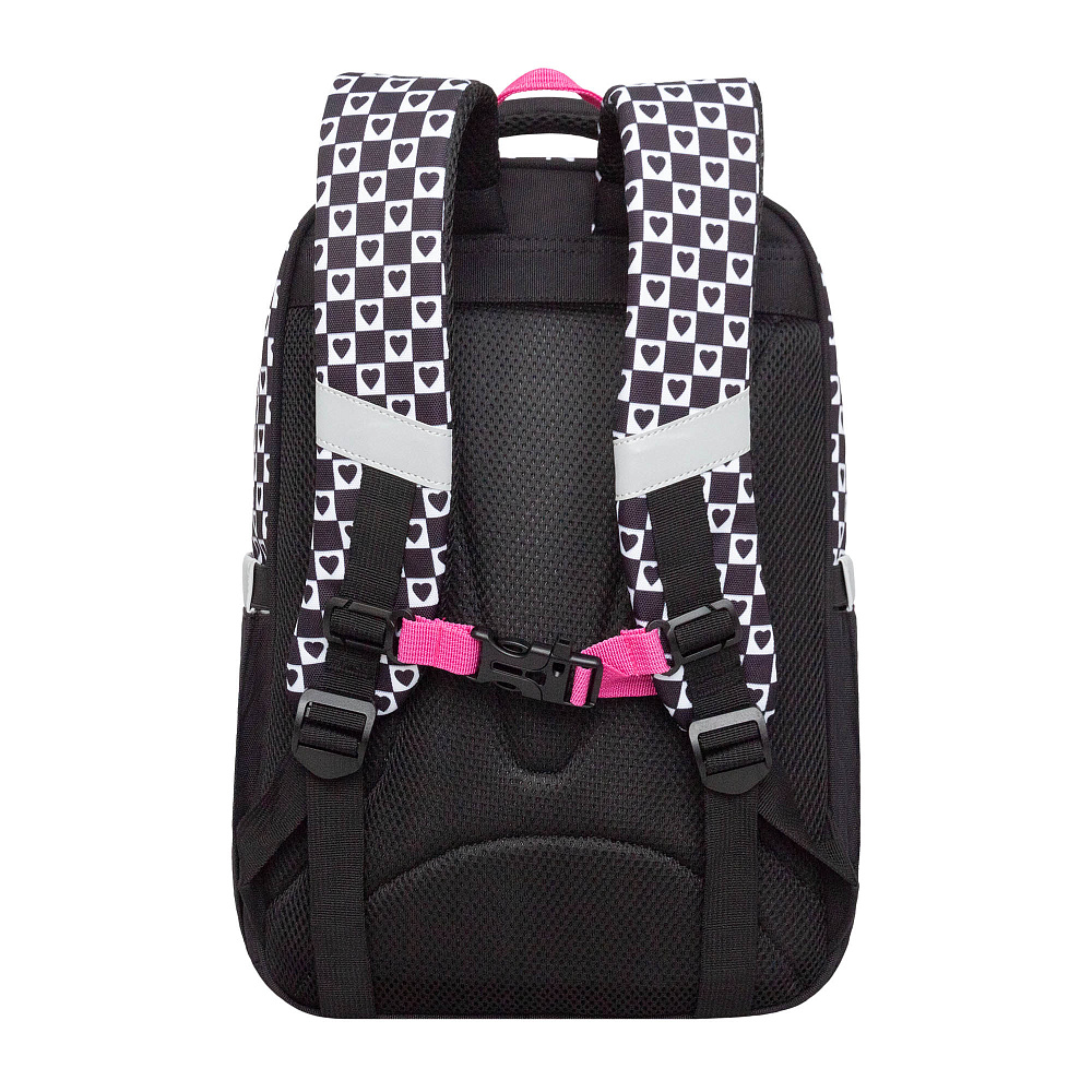 RAn-588-2 Рюкзак школьный с чехлом для мелочей