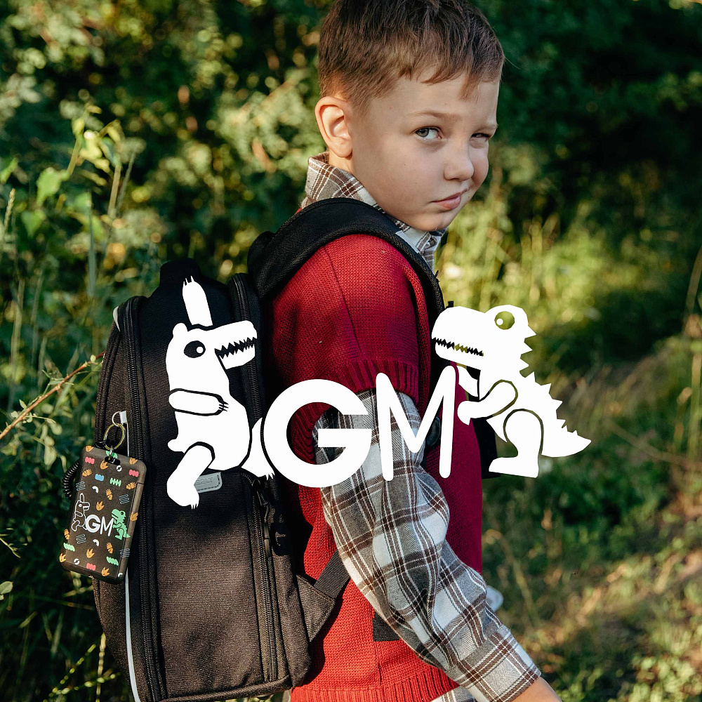 RAf-593-3 Рюкзак школьный с картхолдером на держателе