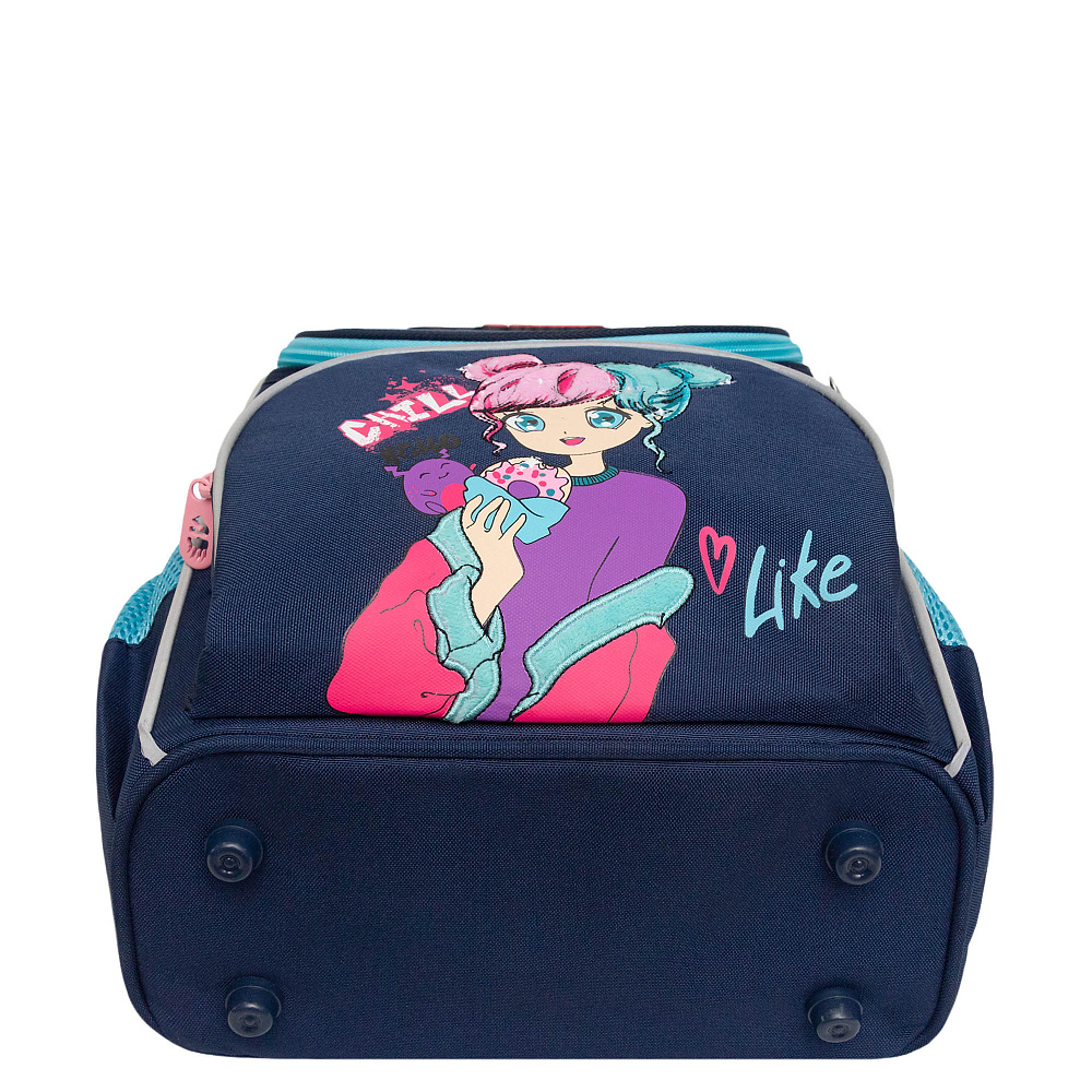 RAm-484-6 Рюкзак школьный с мешком