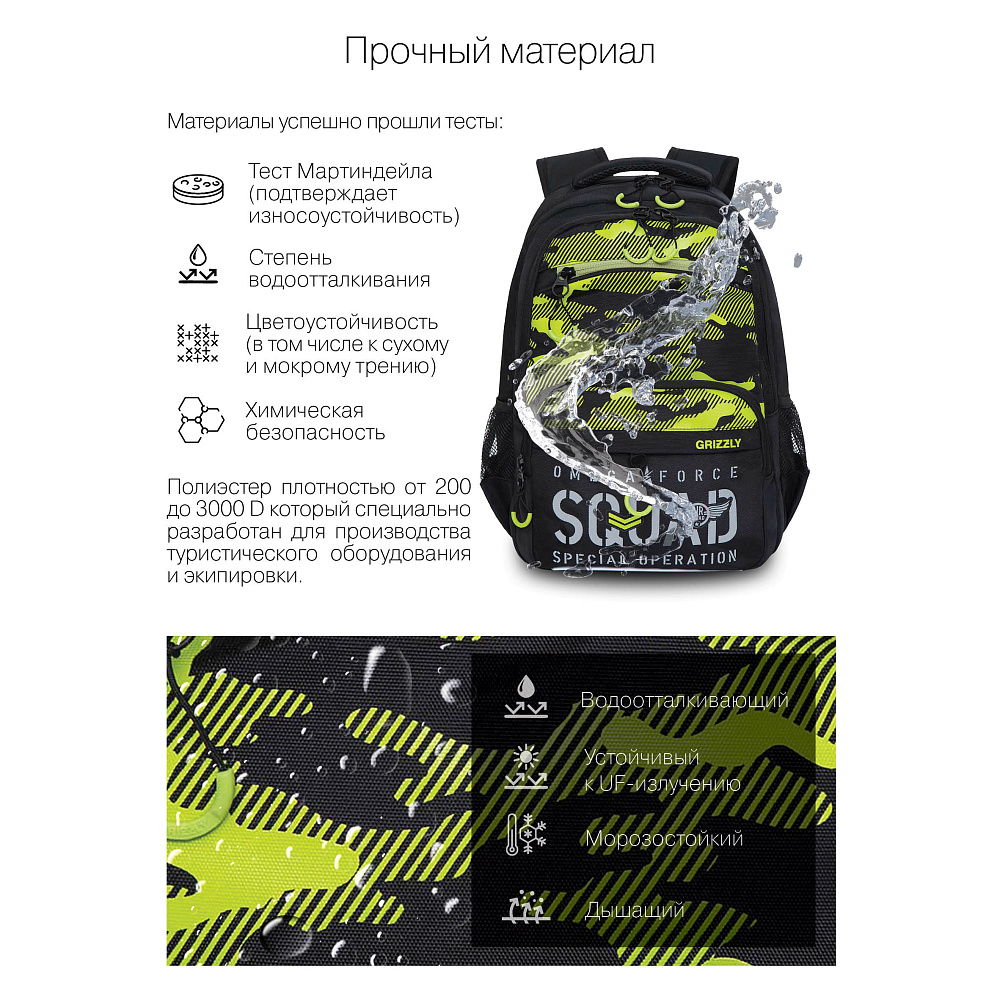 RB-254-3 Рюкзак школьный